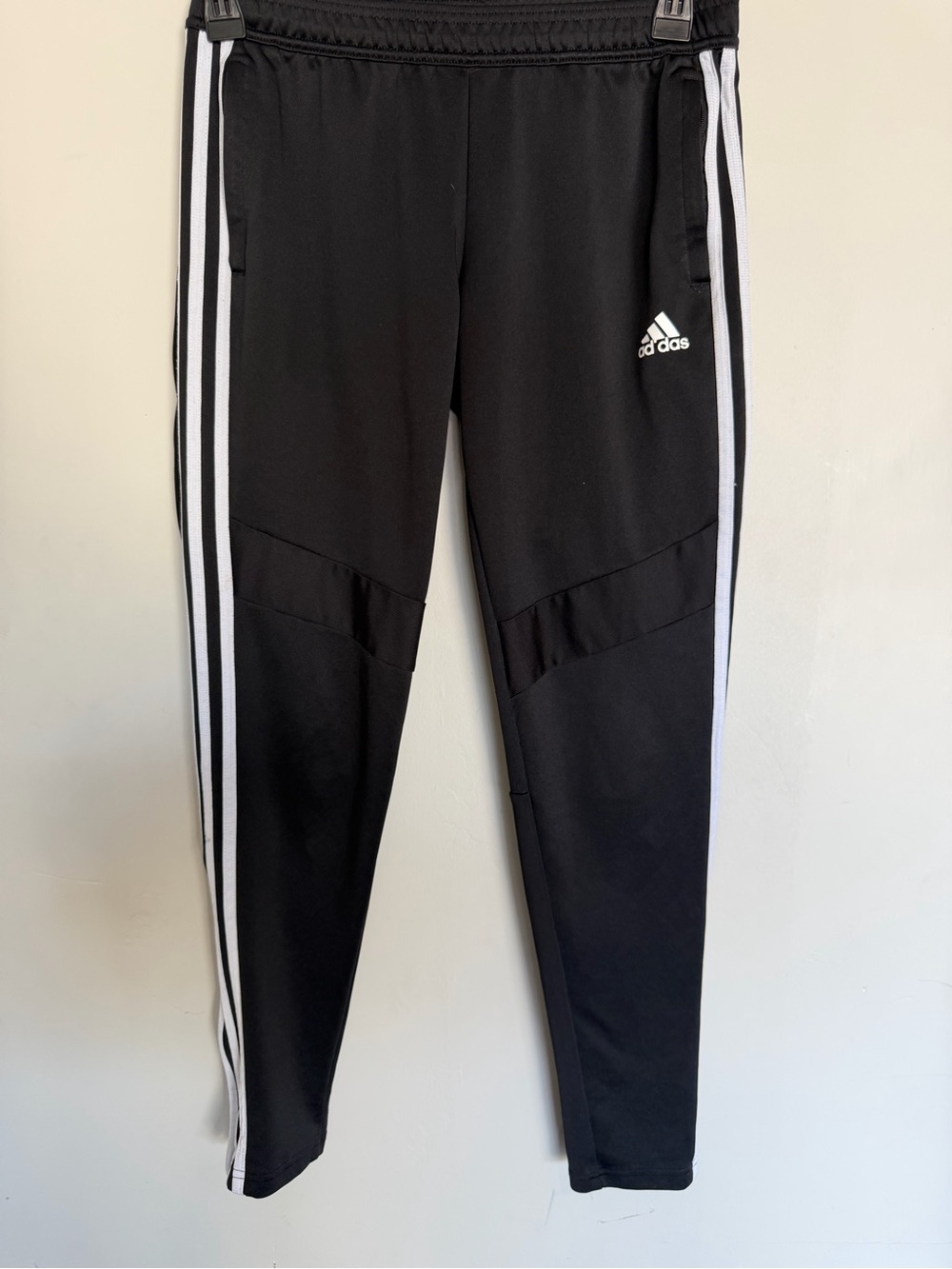 Adidas Black 3 Stripe Athletic Jogger Track Pants Women’s Small